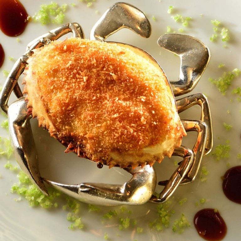 Ming Court’s crabmeat in shell, breaded and fried