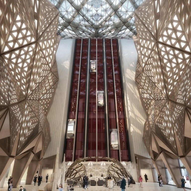 The stunning interior of Macau’s Morpheus hotel, at the City of Dreams in Cotai, which was one of the final projects designed by the late architect Zaha Hadid.