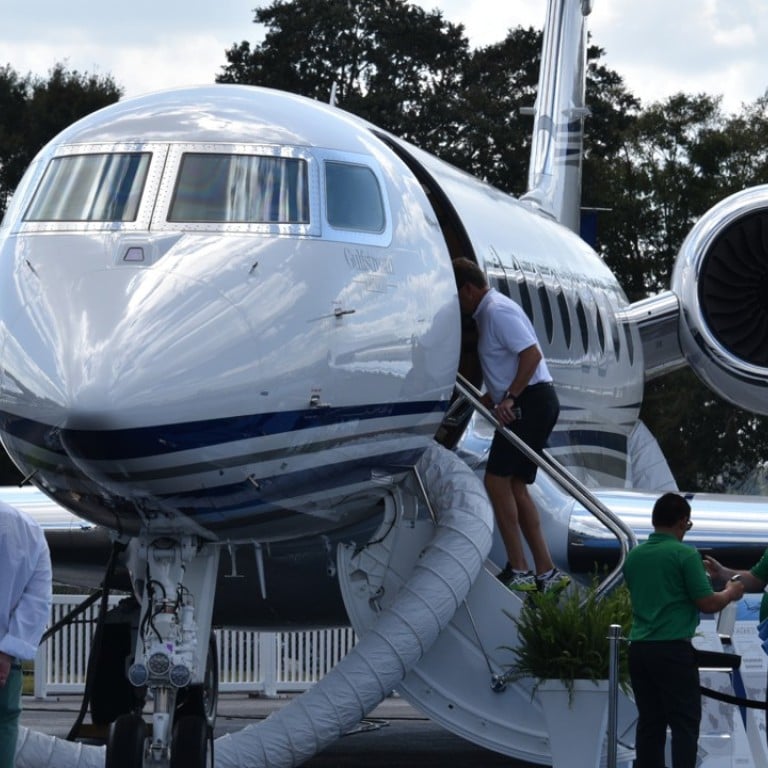 Wealthy individuals and companies are starting to buy used private jet aircraft before they get too expensive. Photo: Bloomberg