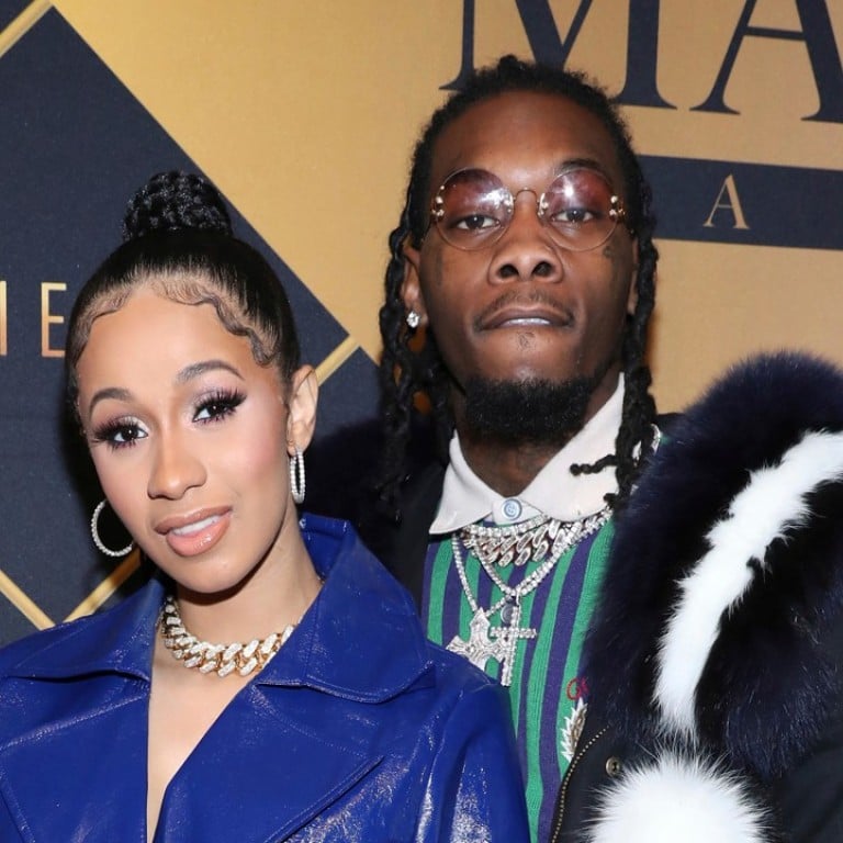 Cardi B and Offset arrive at the Maxim Super Bowl Party at the Maxim Dome in Minneapolis in February. A marriage certificate shows the couple were married months ago in Atlanta. Cardi B confirmed the marriage in a tweet on Monday. Photo: AP