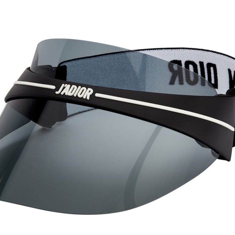 Dior. The ‘Dior Club 1’ visor has a black and white frame decorated with the ‘J’Adior’ signature and an elastic strap with a “Christian Dior” stitched inscription. Price on request