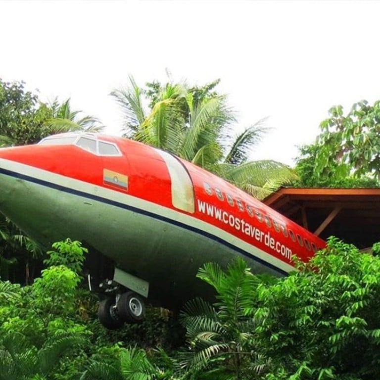 You can stay in the former Boeing 727 aircraft-turned hotel suite perched among the jungle trees at the Hotel Costa Verde resort in Costa Rica for US$260 a night from September until November, but prices soar at other times of the year.