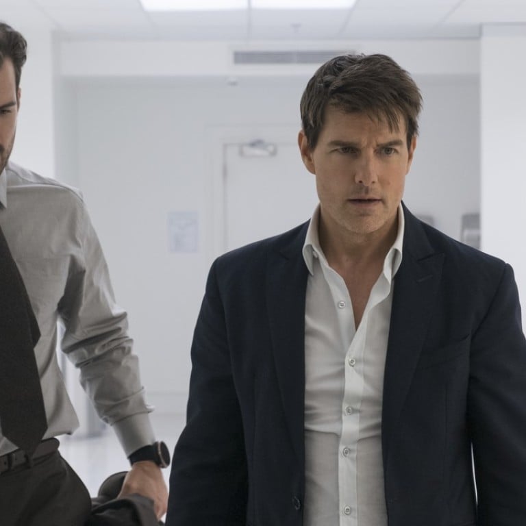 (From left) Henry Cavill, Tom Cruise and Rebecca Ferguson in a scene from ‘Mission: Impossible – Fallout’. Photo: AP