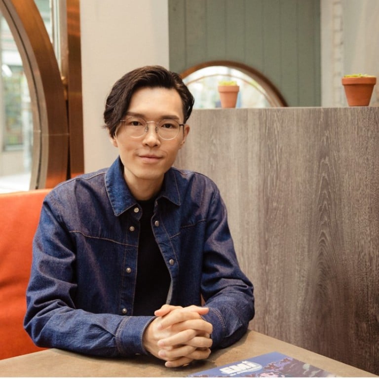 Khalil Fong, the successful singer-songwriter and now children’s author, at the launch of his first three Emi The Dream Catcher children’s graphic novels at Grassroots Pantry in Sheung Wan, Hong Kong.