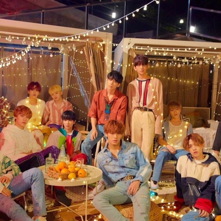Members of South Korean boy band Seventeen. The band is vying to be the king of K-pop. It was ranked No.7 on the Heatseekers Albums chart, a feat that few K-pop singers have achieved.