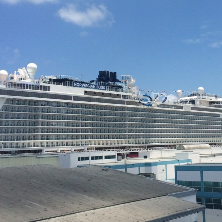 The new 4,004-passenger Norwegian Bliss, owned by the Norwegian Cruise Line, currently sailing in Alaskan and Canadian waters, begins its inaugural winter season in November with seven-day Eastern Caribbean cruises each Saturday from Miami. Photo: TNS