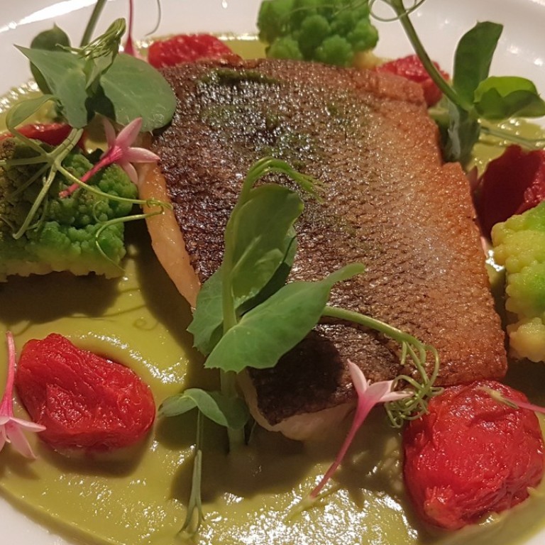 A beautifully served Pacific cod with romanesco, confit tomatoes and scampi sauce – one of the fine dishes served by veteran restaurateur and chef Beppe de Vito at his Michelin Plate-ranked Osteria Art restaurant in Raffles Place. All photos: Cedric Tan