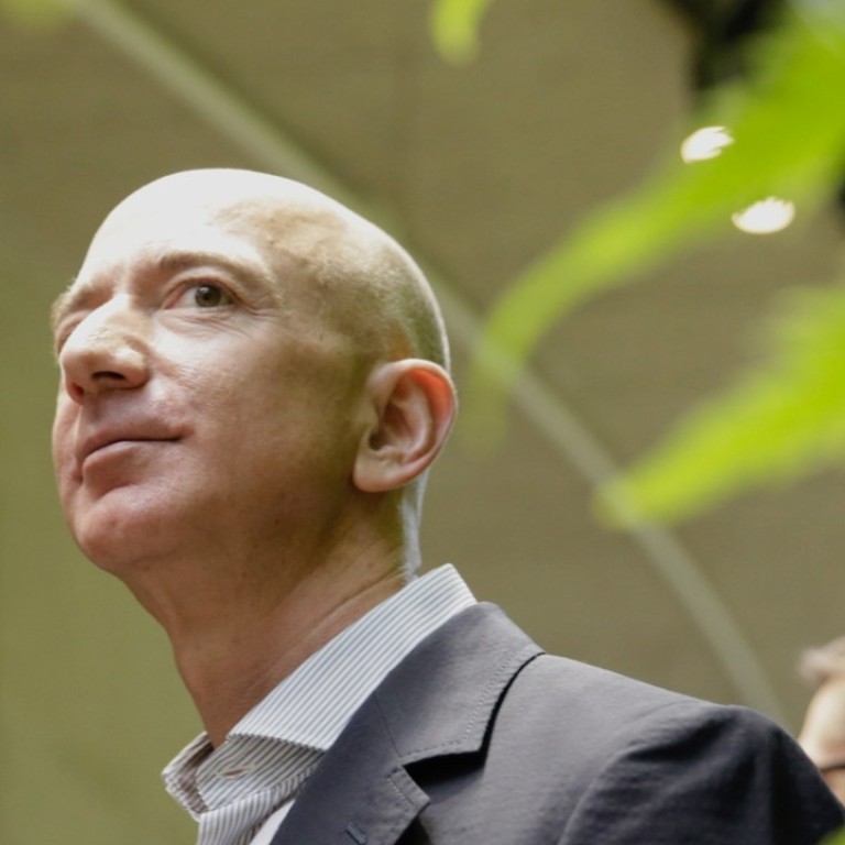 Jeff Bezos, founder and CEO of e-commerce giant Amazon, is ranked as the world’s richest person , whose estimated net worth is about US$166 billion, according to ‘Forbes’ magazine. Photo: AFP
