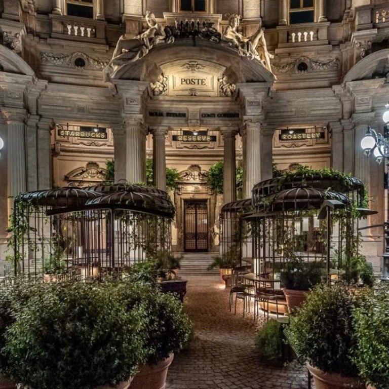 The world’s first Starbucks Reserve Roastery is located in the historic Poste building in Piazza Cordusio, Milan.