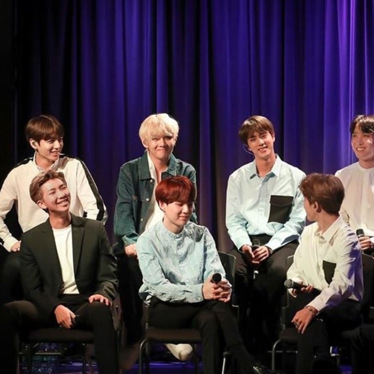 Korean fans are furious that BTS is planning to release Japanese singles written by controversial Japanese producer Yasushi Akimoto. Big Hit Entertainment is facing a backlash and has announced it will discuss the matter. Photo: Big Hit Entertainment