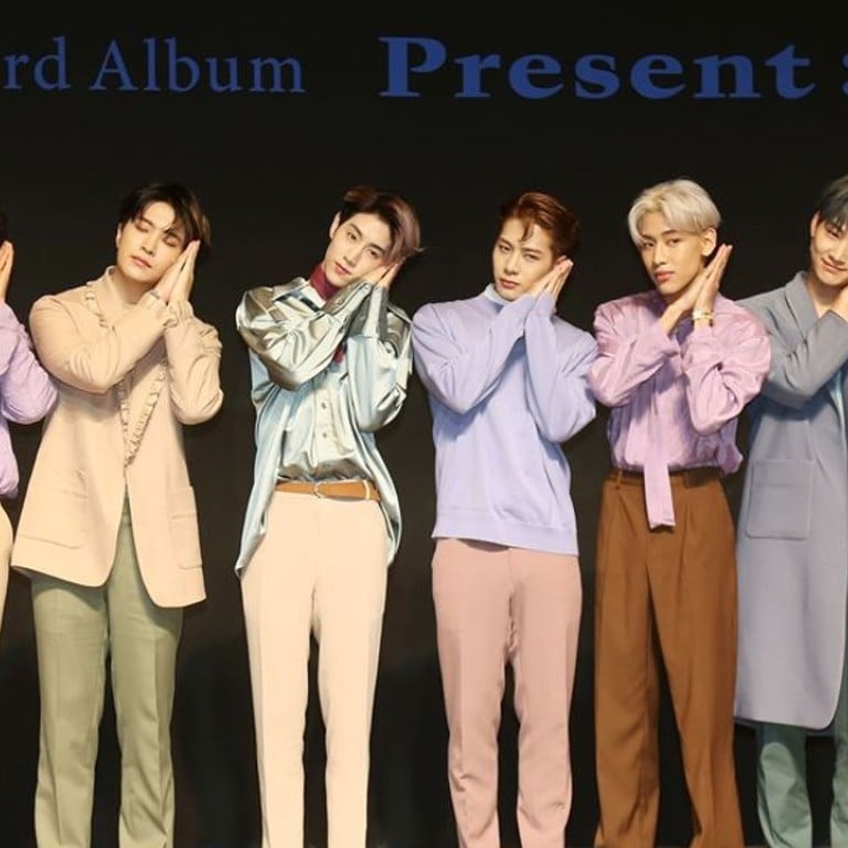 GOT7 strike a pose as they announce the release of their new album ‘Present: YOU’ and its hit single ‘Lullaby’. Photo: JYP Entertainment