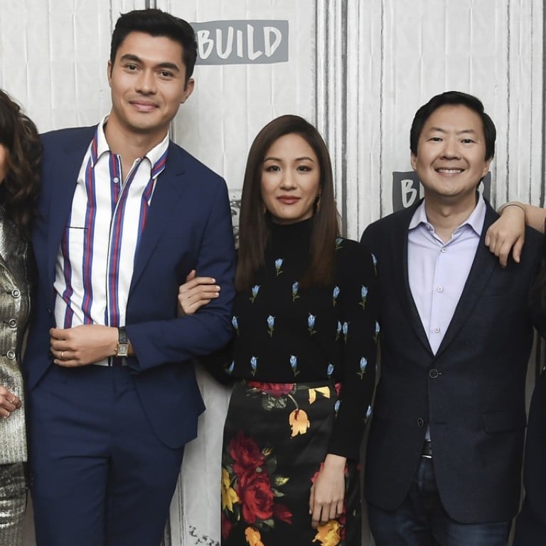 ‘Crazy Rich Asians’ cast members (from left) Michelle Yeoh, Henry Golding, Constance Wu, Ken Jeong and Awkwafina. Photo: Invision/AP