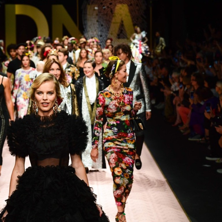 Dolce and gabbana female models outlet 2018