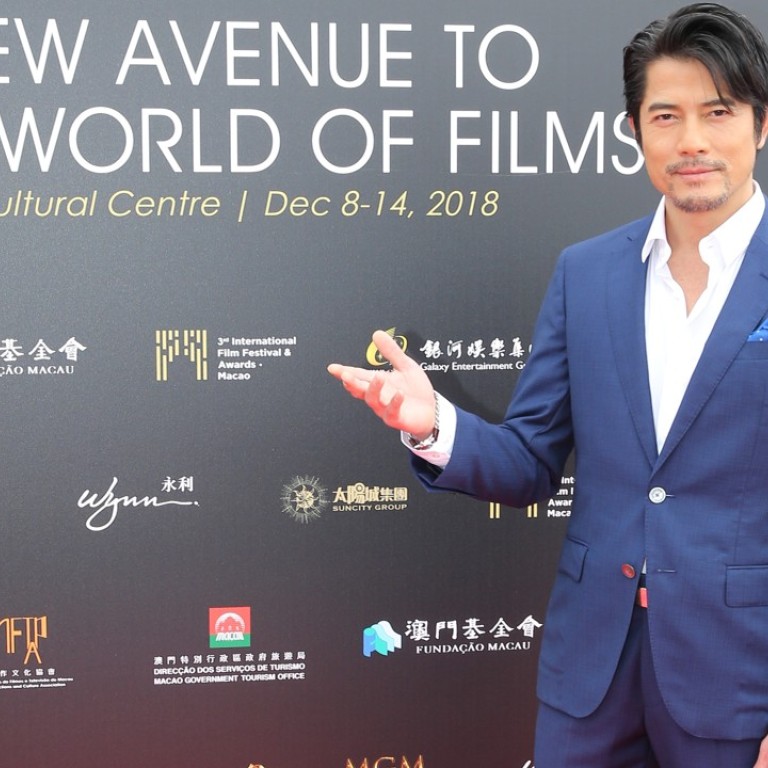 Hong Kong star Aaron Kwok is one of Macau’s International Film Festival & Awards’ Talent Ambassadors.