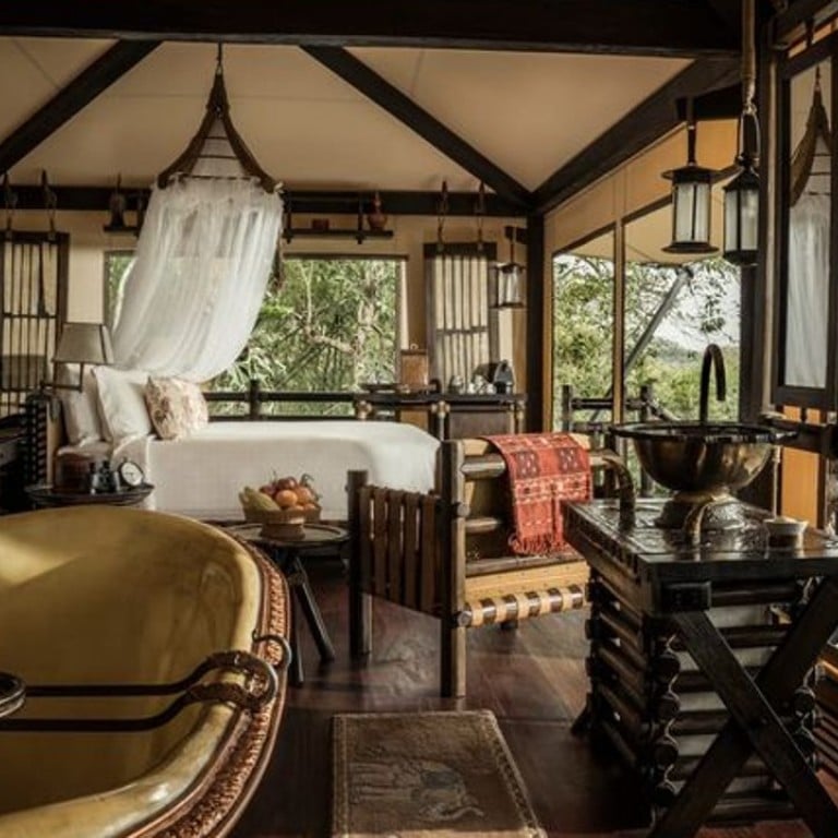 A tent at the Four Seasons Golden Triangle property in northern Thailand. Photo: Four Seasons
