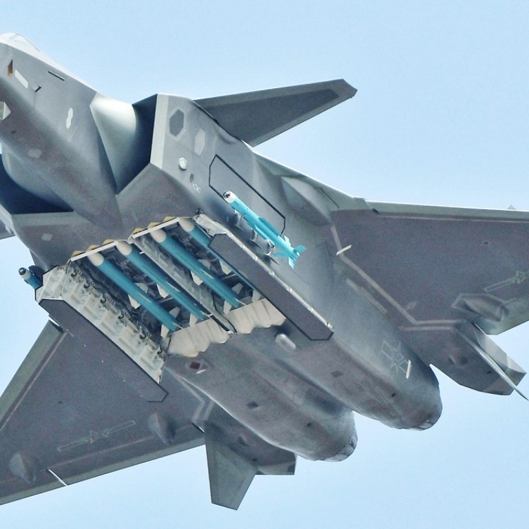 China reveals J-20 stealth fighter's missile carrying capability at Zhuhai  air show | South China Morning Post