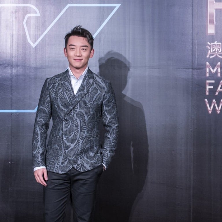 Zheng Kai was in the front row of the Emporio Armani show.