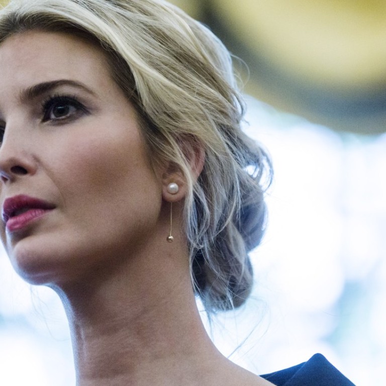 Ivanka Trump, a senior White House adviser and staunch defender of her controversial father, US President Donald Trump, has found herself criticised after it was revealed this month she broke federal rules by using her private email account to carry out government business. Photo: Zach Gibson/Bloomberg