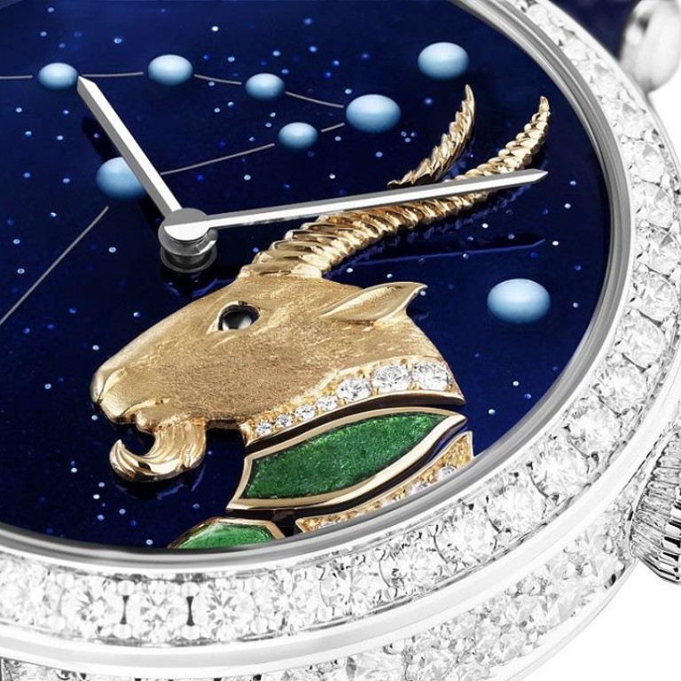 Lady Arpels Zodiac Lumineux Capricorn watch from Van Cleef & Arpels