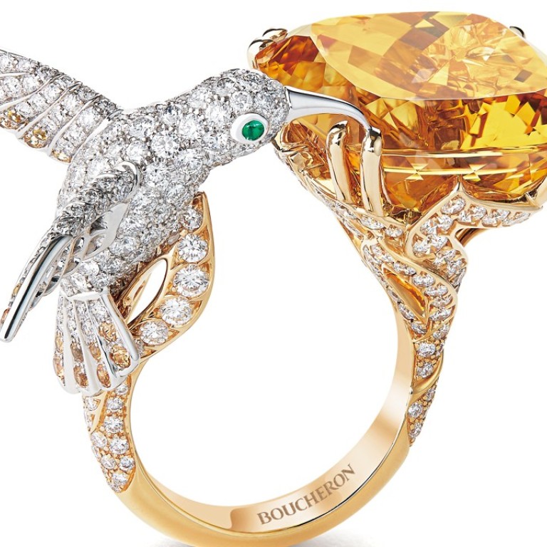 Boucheron’s Hopi the hummingbird ring