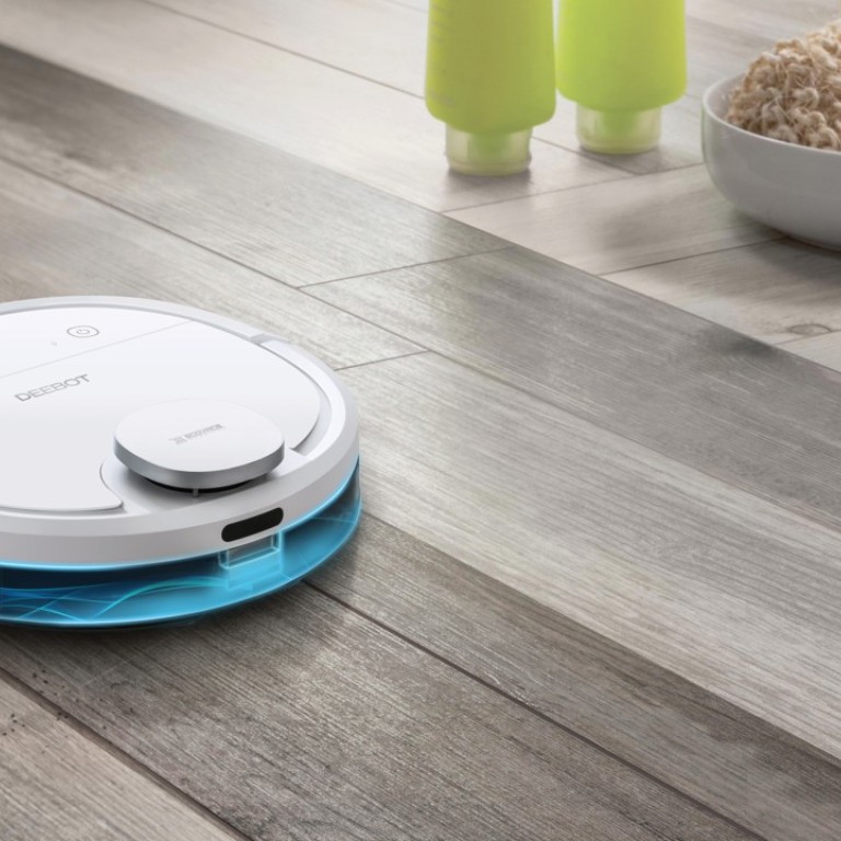 Deebot offers integrated vaccum and mop cleaning. It scans the home to create a visual map, which can be used to customise the area that needs to be cleaned.