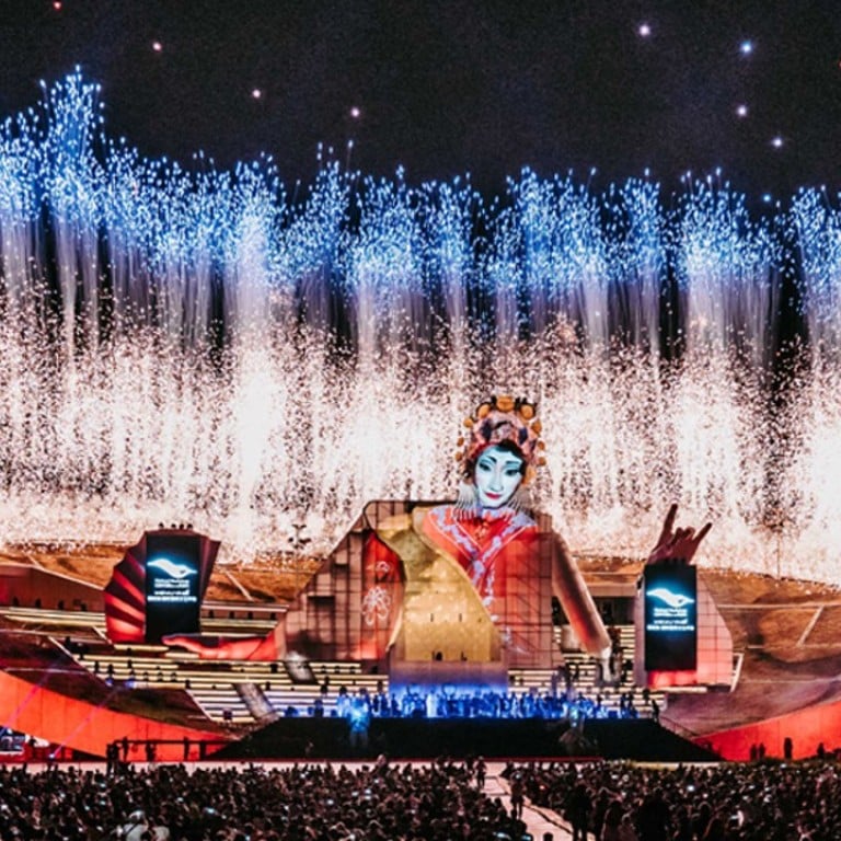 A spectacular performance being held at Taiwan’s National Kaohsiung Centre for the Arts, the world’s largest centre for the performing arts, which opened in October.