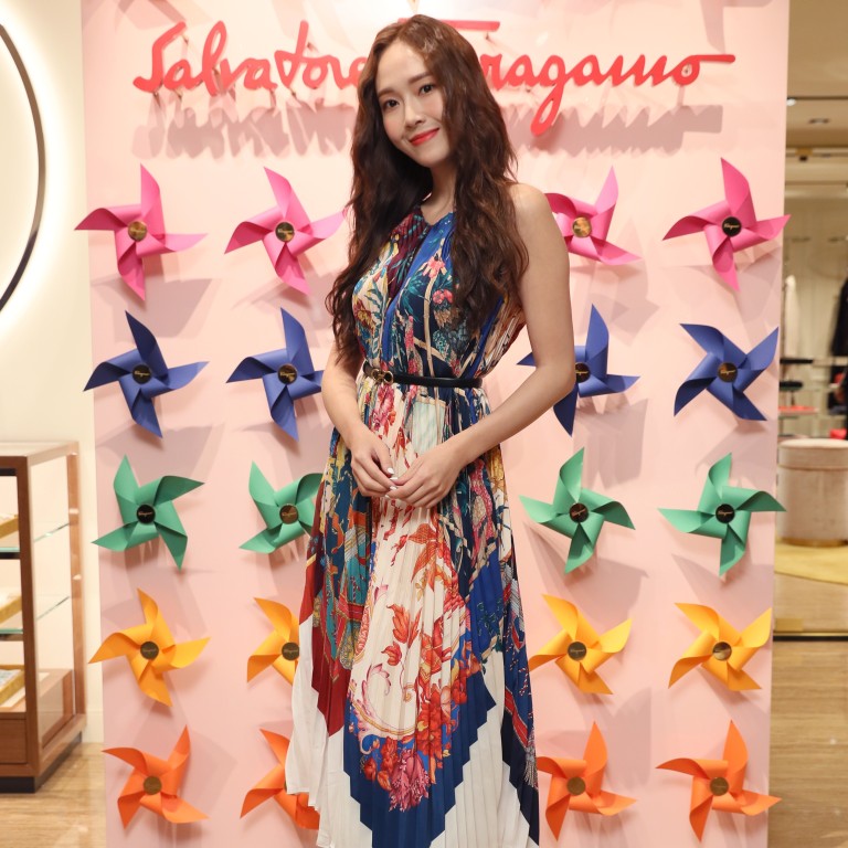 American singer, actress and fashion designer Jessica Jung, former member  of South Korean girl group Girls' Generation, attends a photo call for the Louis  Vuitton launching at Louis Vuitton Seoul in Seoul