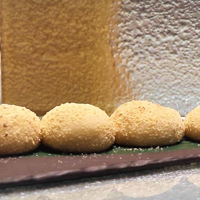 The finished tangyuan dish – ready to eat.