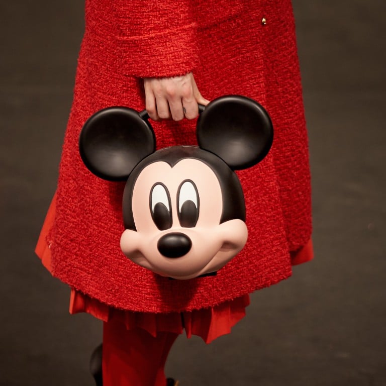 Mickey mouse head handbag on sale