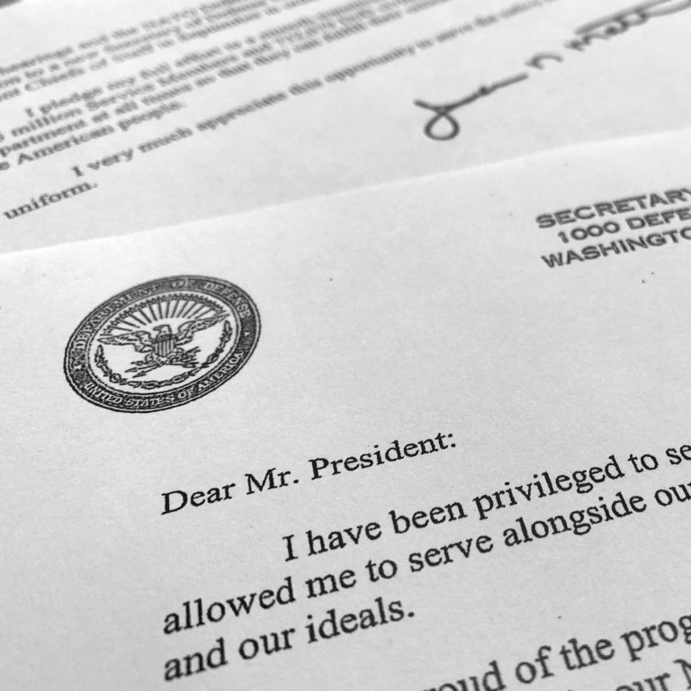 Here is US Defence Secretary James Mattis’ resignation letter to Donald ...
