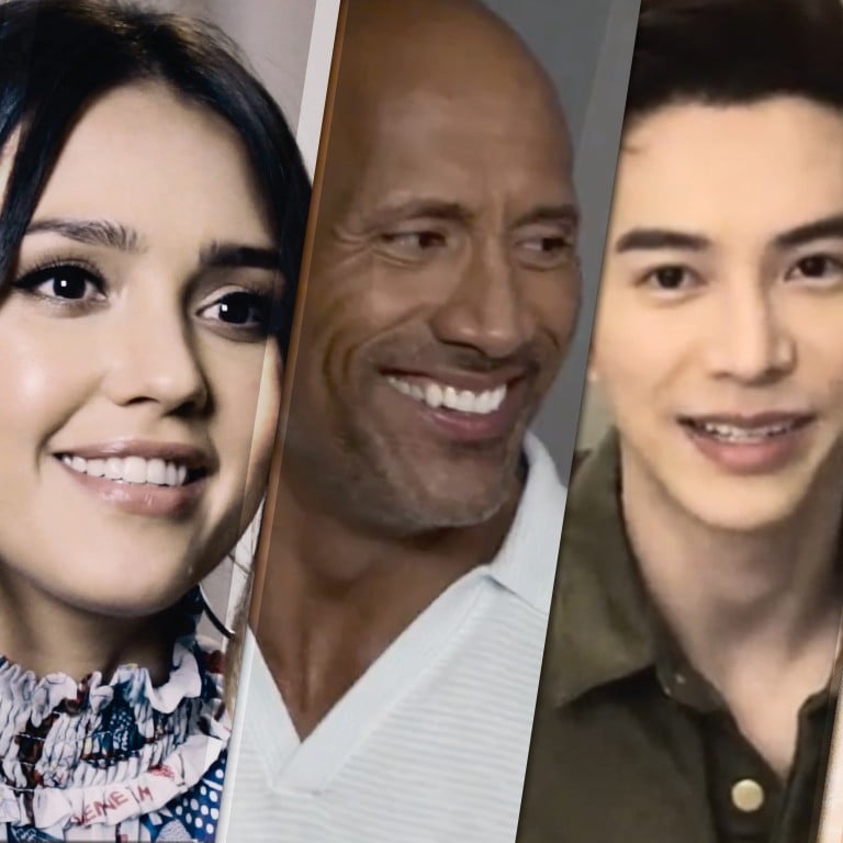 Some of the celebrities Style talked to this year: (from left) Jessica Alba, Dwayne ‘The Rock’ Johnson, Lawrence Wong, Ouyang Nana and Jessica Jung.
