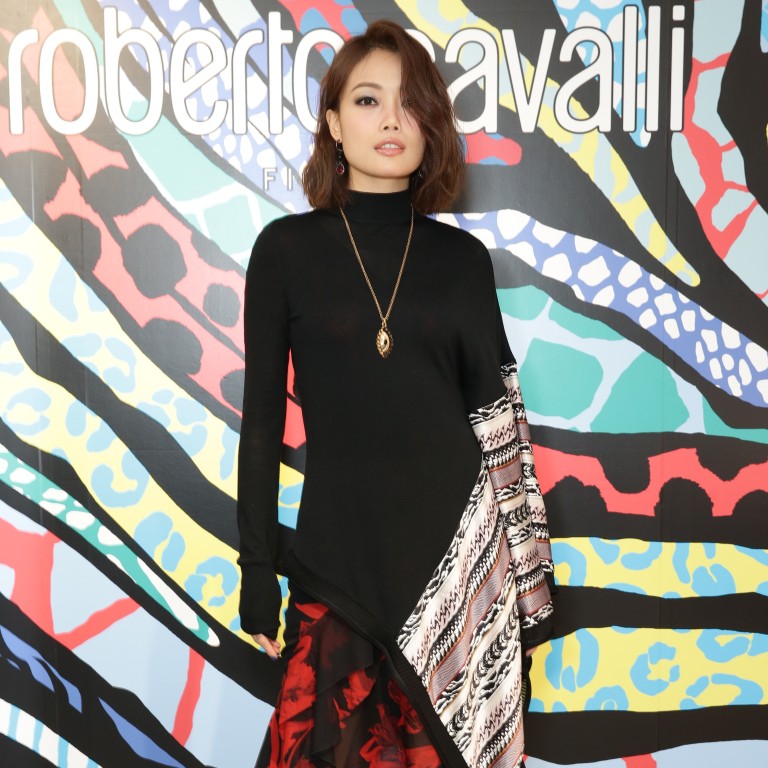 Joey Yung attends Roberto Cavalli’s pop-up store opening.
