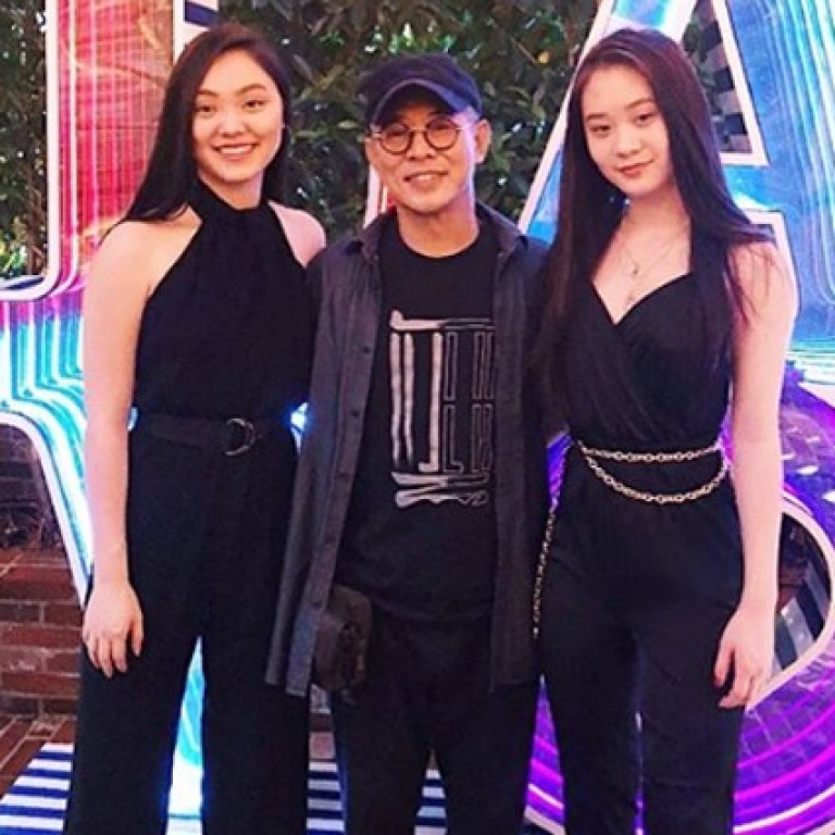 Jet Li poses with daughters for Christmas Day picture in rare glimpse into  private life | South China Morning Post