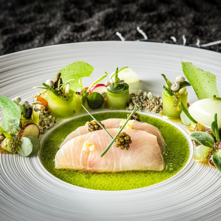 German chef Christian Bau, renowned for serving fine creations such as Japanese yellowfin mackerel, yuzukosho, buttermilk dashi and Imperial Caviar (above), will be the guest chef for three days at Le Pan, in Kowloon Bay, from January 10.