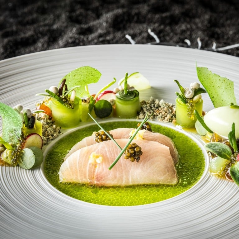 German chef Christian Bau, renowned for serving fine creations such as Japanese yellowfin mackerel, yuzukosho, buttermilk dashi and Imperial Caviar (above), will be the guest chef for three days at Le Pan, in Kowloon Bay, from January 10.