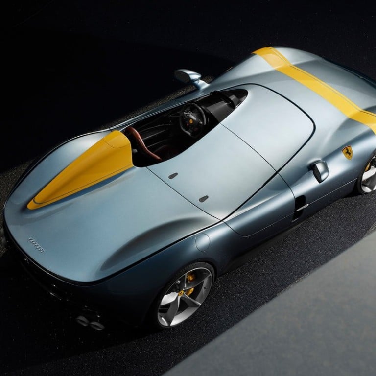 Ferrari’s limited-edition single seater Monza SP1 – inspired by the Italian marque’s Monza 750 – has no windscreen and a top speed of just under 200 miles per hour.