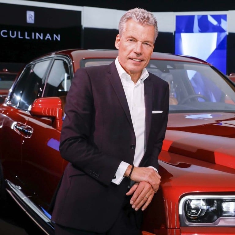 CEO Torsten Müller-Ötvös, seen here with the US$325,000 Rolls-Royce Cullinan SUV, says customers want to put a personal signature on their cars. The Cullinan is named after the largest discovered diamond. Photo: Bloomberg