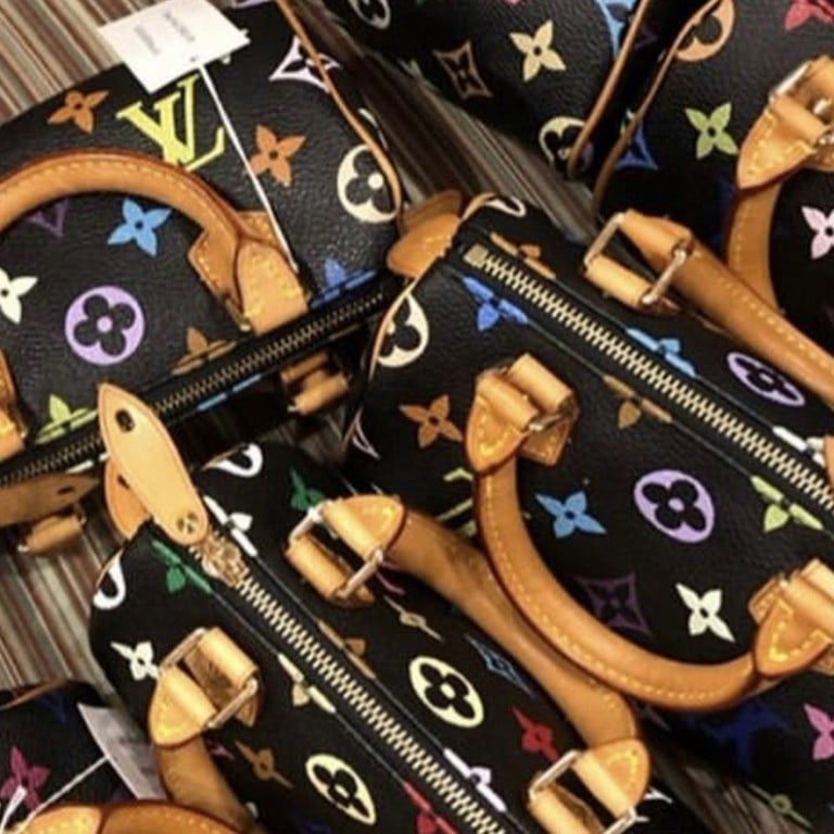 Kim Kardashian West’s Instagram photograph shows the eight Louis Vuitton Mini HL Speedy bags she bought as Christmas presents for her daughters and nieces, which cost her a total of US$4,960.