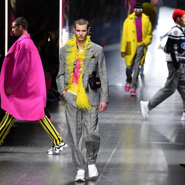 Versace’s fabulously daring autumn/winter 2019-20 collections referenced the work of founder Gianni in the 90s. Photo: EPA-EFE