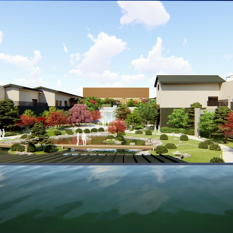 An artist’s impression of Solaniwa Onsen hot-spring theme park in Osaka, Japan, which will celebrate its grand opening in February.