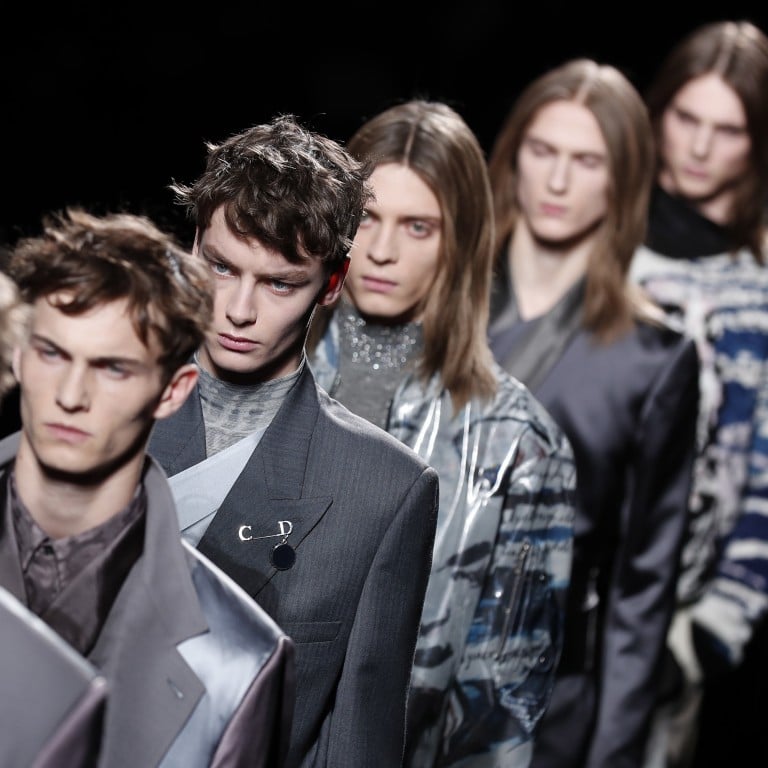 Models present creations during Friday’s Dior fall/winter 2019-2020 men’s collection show by British designer Kim Jones at Paris Fashion Week. Photo: EPA-EFE