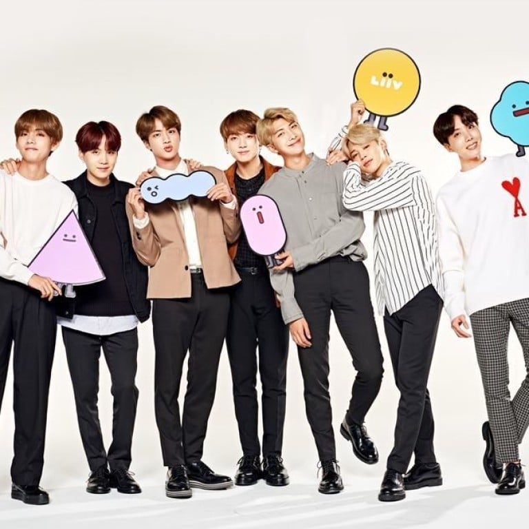 The internationally renowned K-pop boy band BTS, which has been a hit promoting the financial services of KB Kookmin Bank. Photo: KB Kookmin Bank