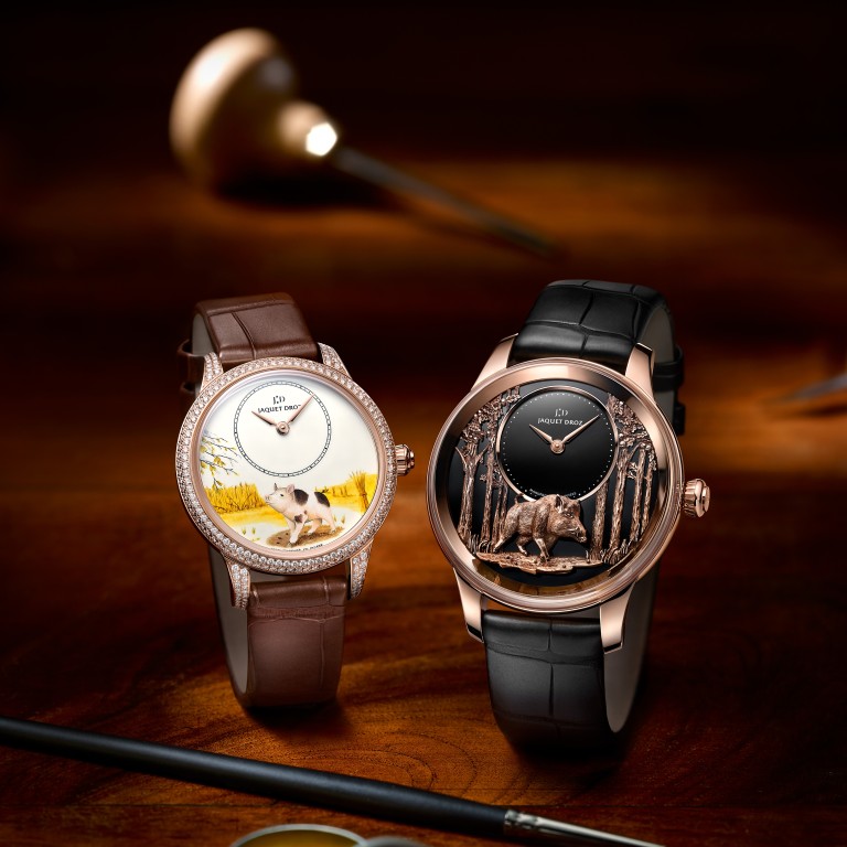 Jaquet Droz' Year of the Pig watches.