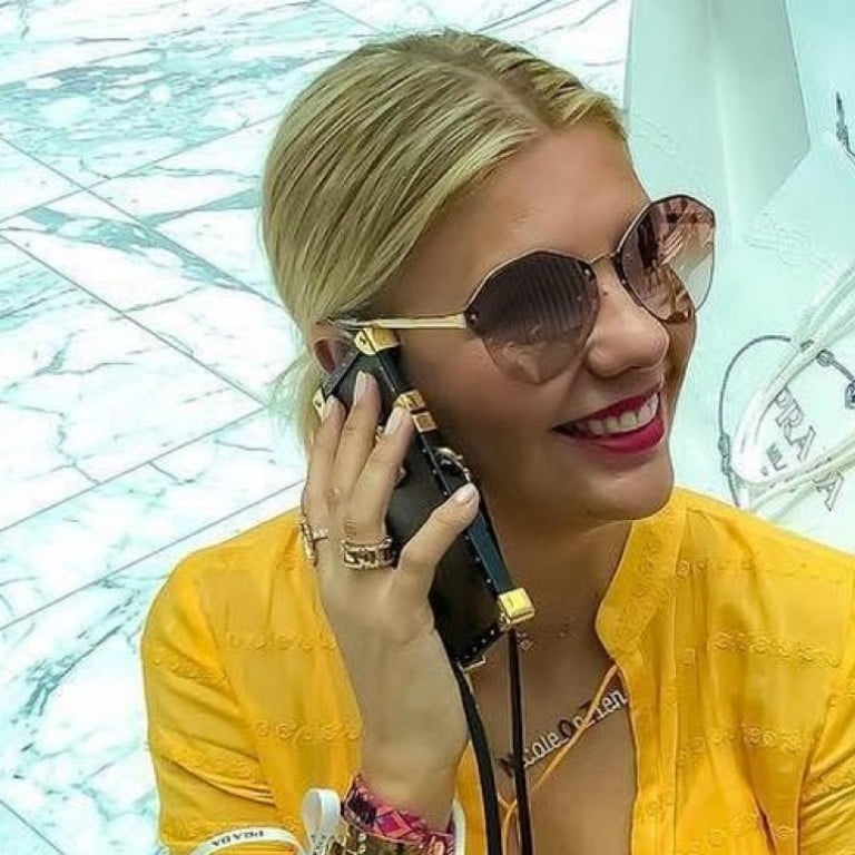 Instagram influencer Nicole Majdalany, who uses the handle Nicole_Ontrend, was blocked from her Instagram account for three days after posting a video of herself in a luxury Dubai mall with an attendant hidden behind a huge pile of her shopping bags. Photo: Luxurylaunches