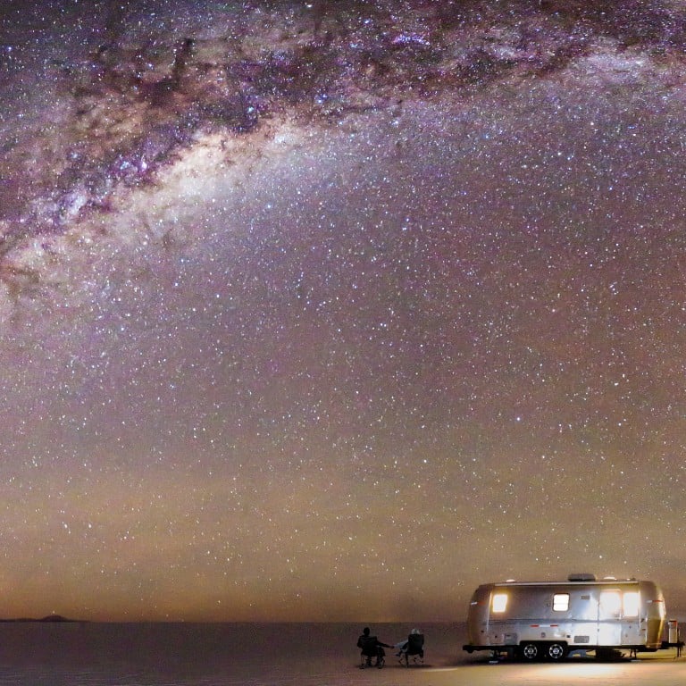 Gazing at the majestic night sky from the Uyuni salt flats in Bolivia, part of a trip organised by Scott Dunn. Photo: Andrew Dare Photography
