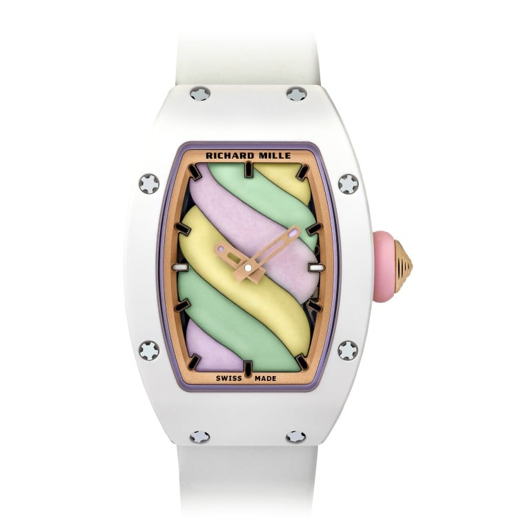 Richard Mille’s Marshmallow (RM 07-03) from the Sweets line of its Bonbon collection.