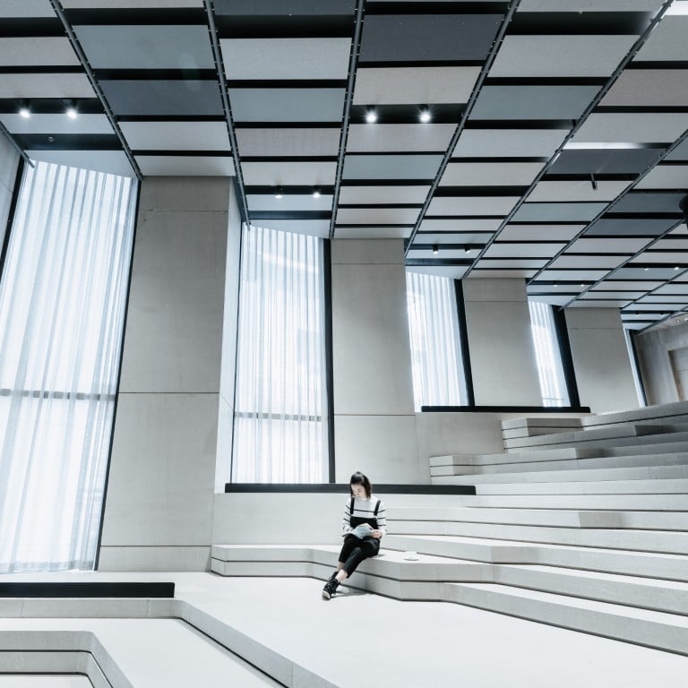 Beijing’s CHAO hotel is housed in a modern, geometric 26-storey tower block.