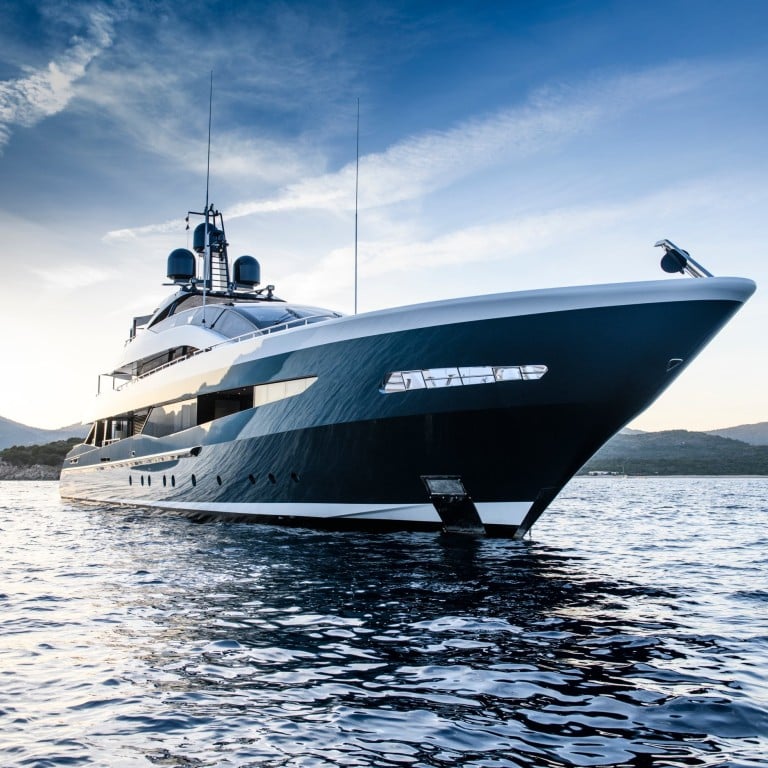 The Irisha won the award for Best Exterior Styling for Motor Yachts 40 to 59 metres. Photo: Bottom Waterline Media/ Boat International Media