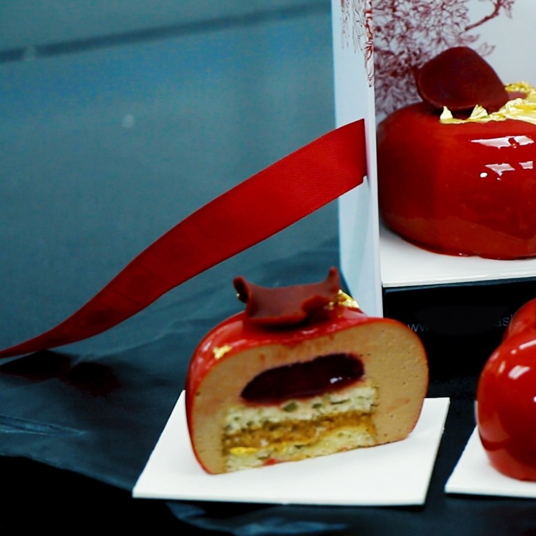 Sweet Fashion House’s beautiful Mon Cherie cake. Photos: Louise Lau