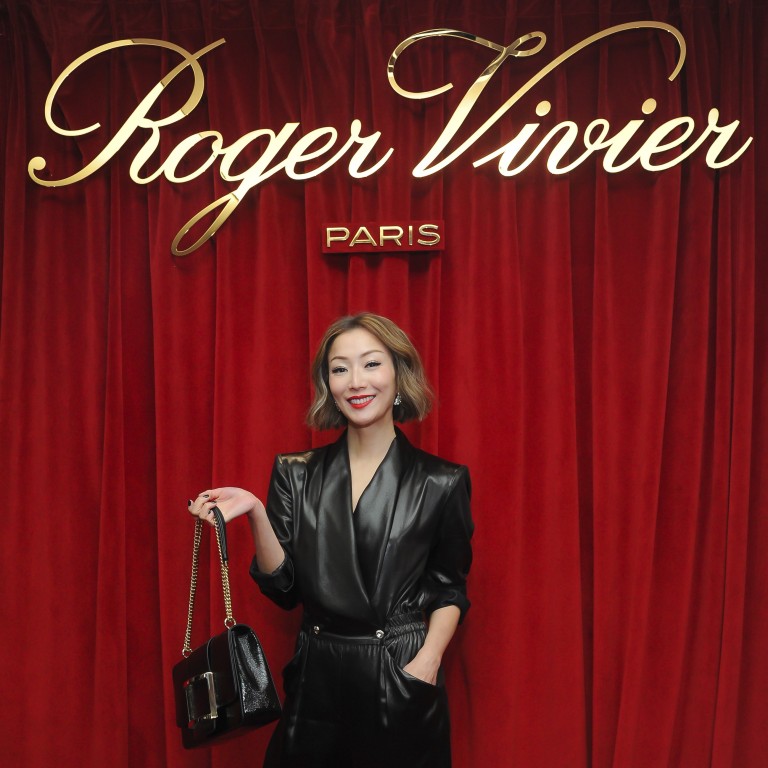 Sammi Cheng, sporting Roger Vivier, attends the brand’s spring/summer 2019 collection debut cocktail party.